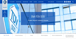 Desktop Screenshot of emi-tuv.hu
