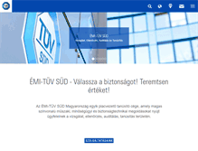 Tablet Screenshot of emi-tuv.hu